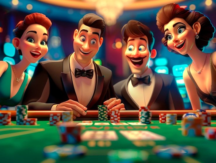 Jam operasional microgaming bergaya neon malam